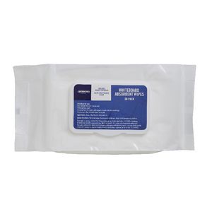 J.Burrows Absorbent Whiteboard Cleaning Wipes 50 Pack