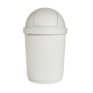 J.Burrows Plastic Dome Lid Swing Bin 28L Grey