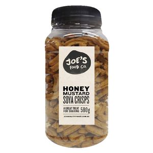 J.C.'s Quality Foods Honey Mustard Soy Crisps 580g