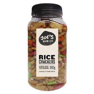J.C.'s Quality Foods Mixed Rice Crackers 380g