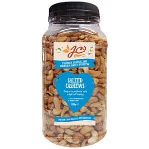 J.C.'s Quality Foods Salted Cashews 880g