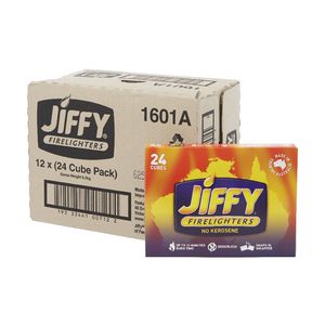 Jiffy Cube Firelighters 12 x 24 Pack