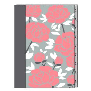 6 x 8" Journal Pink Petals Design 240 Pages