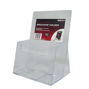deflect-O Extra Capacity A5 Portrait Brochure Holder