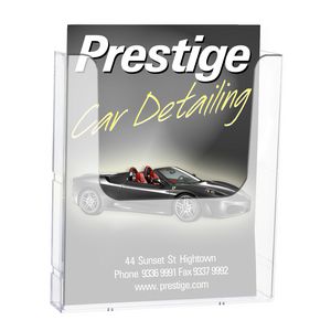 deflect-O Wall A4 Mount Portrait Brochure Holder