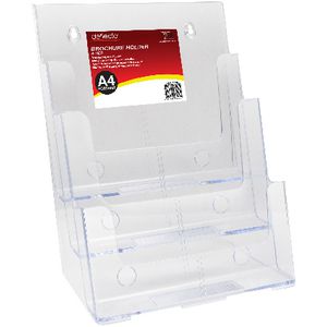 deflect-O 3 Tier Brochure Holder Portrait