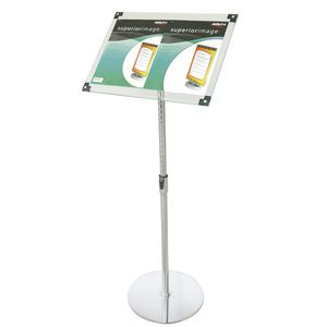 deflect-O A3 Magnetic Foyer Stand Clear