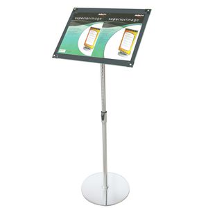 deflect-O A3 Magnetic Foyer Stand Black