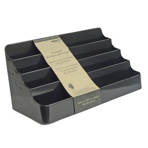 deflect-O Recycled Business Card Holder 8 Pocket Landscape