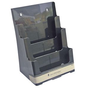 deflect-O Recycled 3 Tier Brochure Holder Portrait