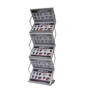 deflect-O Concertina A3 Brochure Holder Display Stand 6