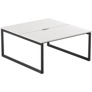 Stilford Professional 2 Person Desk 1500mm Black/White