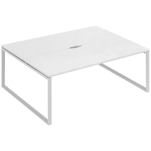 Stilford Professional 2 Person Desk 1800mm White/White