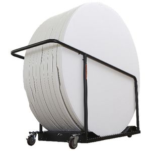 Lifetime 10 Round Commercial Stacking Tables and Cart