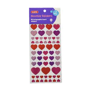 Kadink Holographic Hearts Stickers 58 Pack
