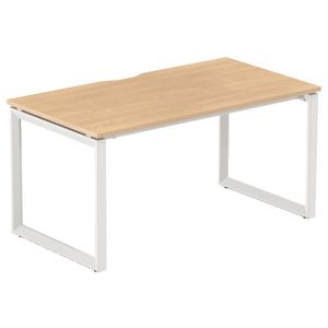Stilford Professional Desk 1500mm White/Oak
