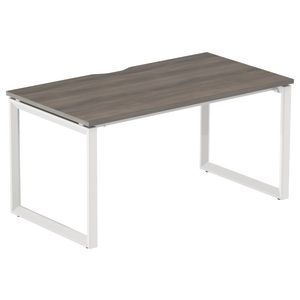 Stilford Professional Desk 1500mm White/Walnut