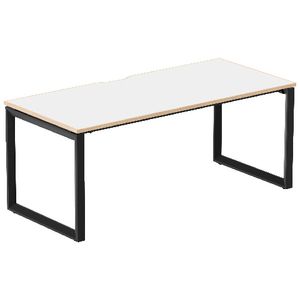 Stilford Professional Desk 1800mm Black/White/Oak