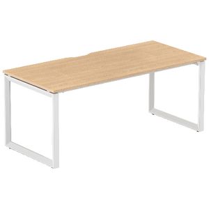 Stilford Professional Desk 1800mm White/Oak