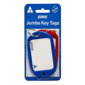 Kevron Jumbo Key Tags Assorted 2 Pack