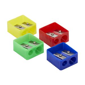 Keji 2 Hole Plastic Sharpener 2 Pack