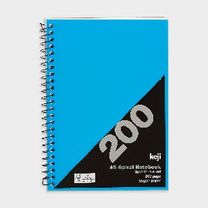 Keji A5 Notebook PP Cover Blue 200 Page