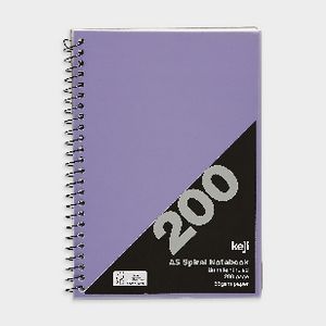Keji A5 Notebook PP Cover Purple 200 Page