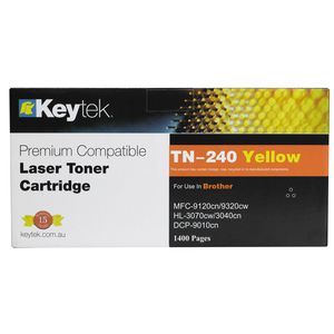 Keytek Compatible Brother TN-240 Toner Cartridge Yellow