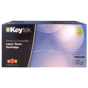 Keytek Alternate Brother TN-346 Toner Cartridge Cyan