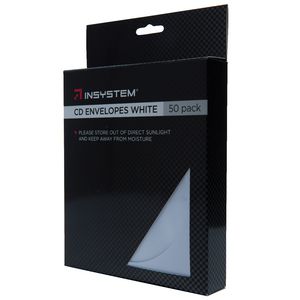 InSystem CD Envelopes White 50 Pack