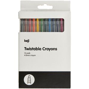 Keji Twistable Crayons 12 Pack