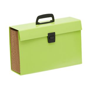 Keji Expanding File Foolscap 19 Pocket Green