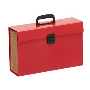 Keji Expanding File Foolscap 19 Pocket Red