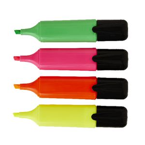 Keji Highlighters Assorted 4 Pack