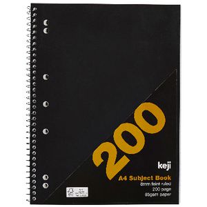 Keji 5 Subject PP Notebook 200 Page