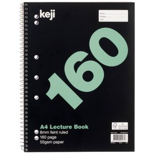 Keji A4 Spiral Lecture Book 160 Page