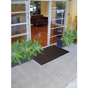 Mattek Ribbed Mat 900 x 1500mm Pepper Black