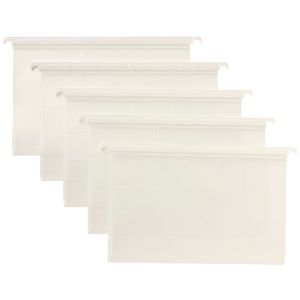 Keji Foolscap Suspension File Clear 10 Pack