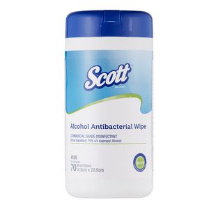 Scott Alcohol Antibacterial Wipes
