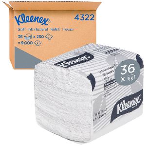 Kleenex Executive Soft Interleaved 2 Ply Toilet Paper 36 Pack