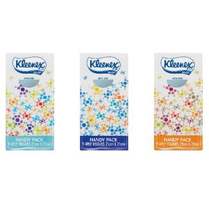 Kleenex 9 Sheet Pocket Facial Tissues 144 Pack