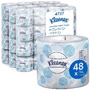 Kleenex 2 Ply Executive Toilet Paper Roll 300 Sheet 48 Pack