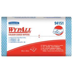 Wypall Regular Duty Wipers Blue 12 Pack