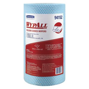 Wypall Colour Coded Regular Duty Wipers 45m 6 Pack Blue