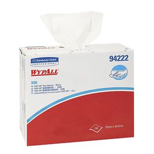 Wypall X60 Pop-Up Box Wipers 130 Sheet 8 Pack