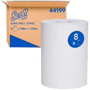 Scott Roll Towel Roll 18cm x 140m 8 Pack