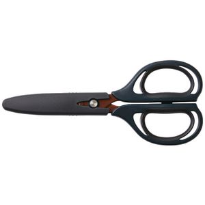 Kokuyo Titanium Ergo Grip Scissors Dark Grey 7"