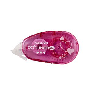 Kokuyo Dotliner Glue Tape Cute Heart 8.4mm x 8m Pink