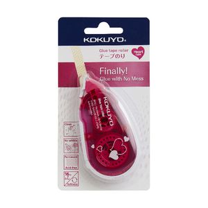 Kokuyo Dotliner Glue Tape Cute Heart 8.4mm x 16m Pink