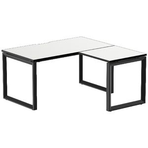Stilford Professional Workstation 1500mm Black/White/Black